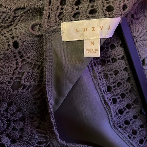 ADIVA tank top, fully embroidered flora design with monochromatic lining - Picture 4 of 4